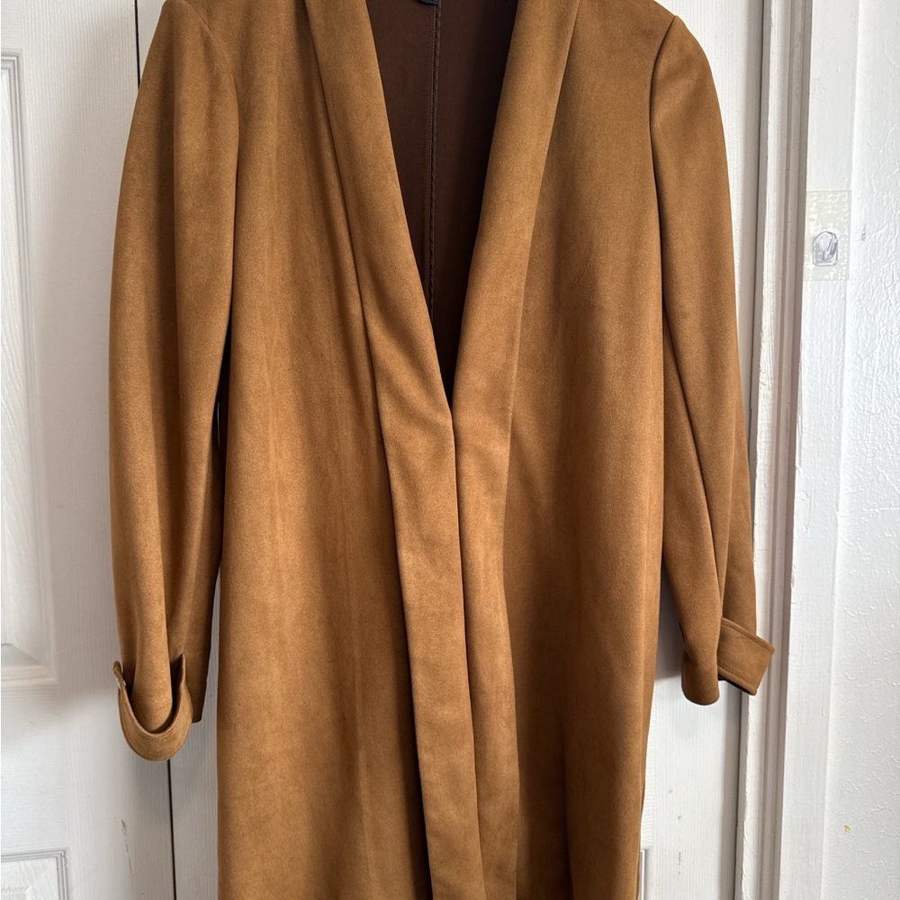 INC International Concepts Men's Brown Trench Coat